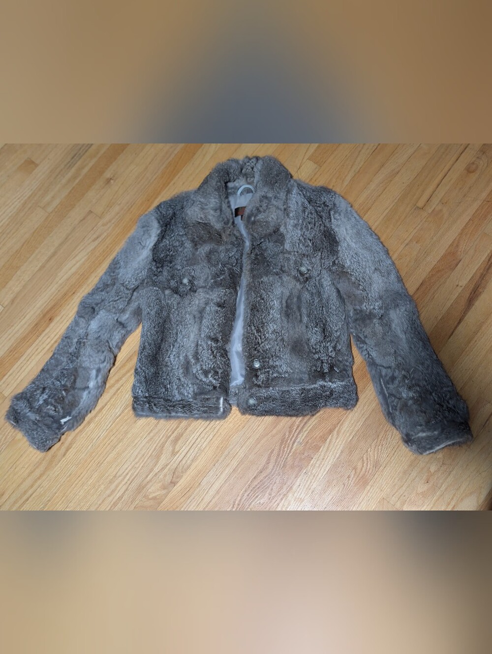 Danier Rabbit Fur Coat
